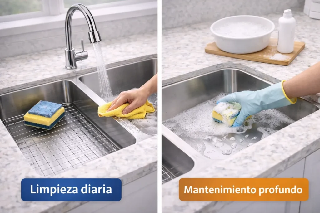 Limpieza diaria vs Mantenimiento profundo