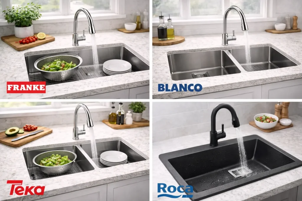 Mejores marcas de pilas de cocina en ESPAÑA, análisis local