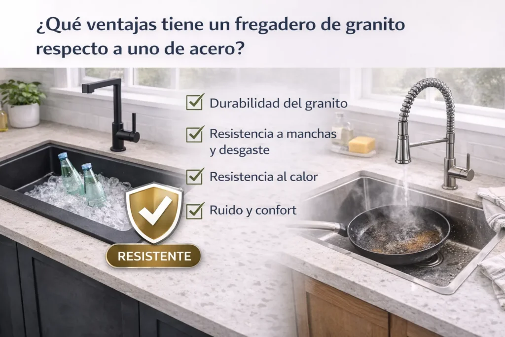 Ventajas de un fregadero de granito